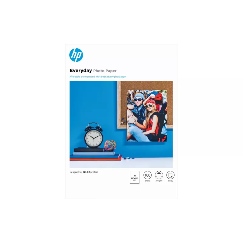 HP Everyday Photo Paper Glossy 200 g/m² A4 (210 x 297 mm) 100 lapų