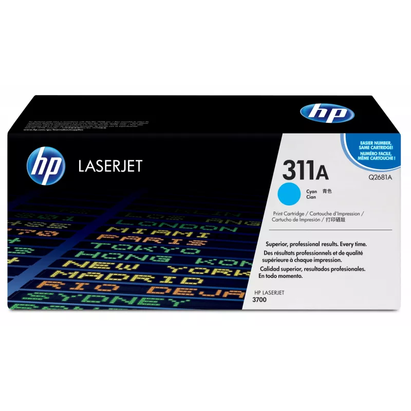 HP 311A žydra Originali LaserJet dažų kasetė 1 vnt.