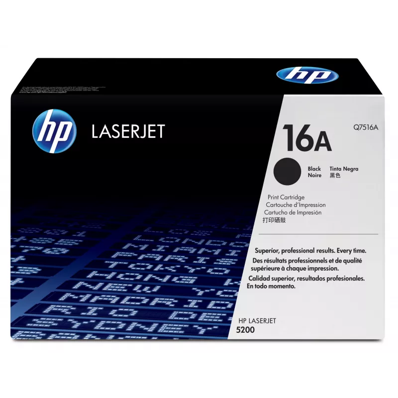 HP 16A juodas Originalius LaserJet tonerių kasetė