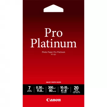 Foto popierius, Canon, PT-101 Pro Platinum 10x15 cm - 20 lapų