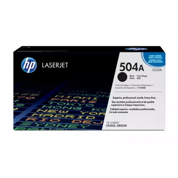 Toner HP Cartridge No 504A HP 504A Juoda 6000 puslapių