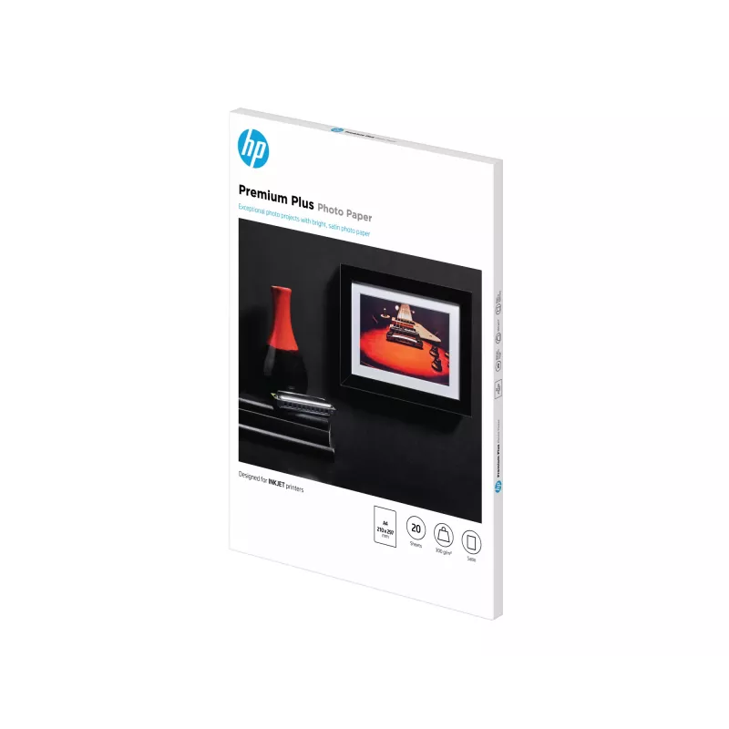 HP Premium Plus Photo Paper Satin 300 g/m2 A4 (210 x 297 mm) 20 lapų