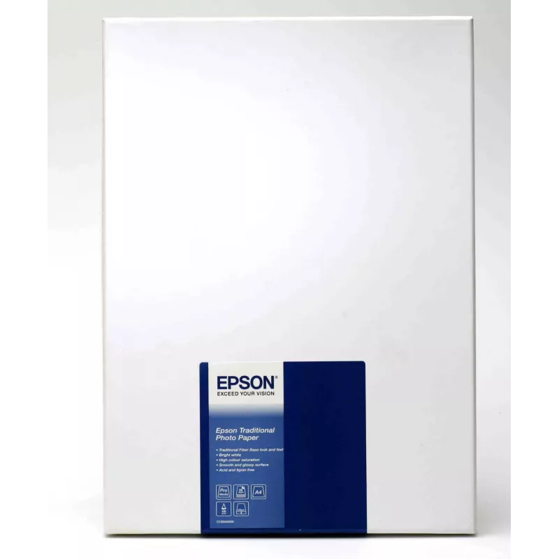 Epson Traditional Photo Paper, DIN A4, 330g/m², 25 lapai