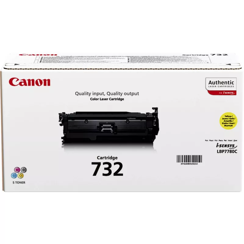 Canon 732Y Tonerio kasetė 1 vnt. Originali Geltona