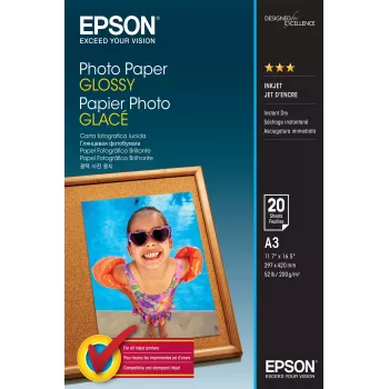 Blizgus fotopopierius Epson C13S042536 A3 20 lapų