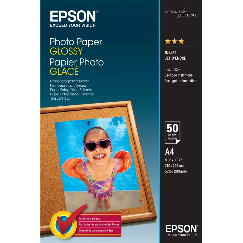 Photo Paper Glossy Epson C13S042539 A4 50 lapų