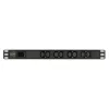 APC Easy Rack PDU, Basic, 1U, 1 fazė, 3.7kW, 230V, 16A, 8 x C13 lizdai, IEC60320 C20 įvadas