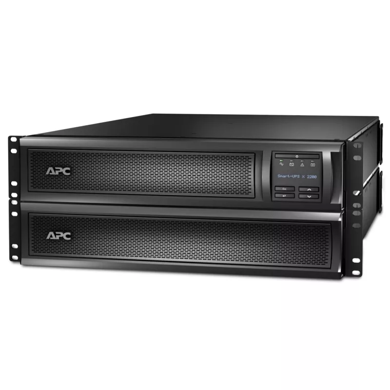 APC Smart-UPS X SMX2200RMHV2U - 2200VA, 8x C13 + 1x C19 lizdai, USB, praplečiamas veikimo laikas