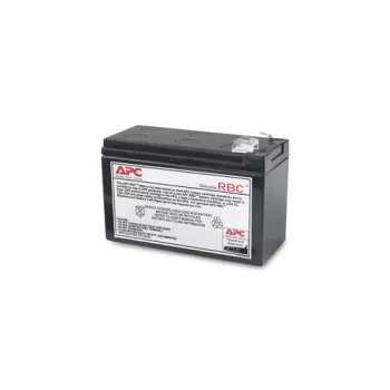 APC akumuliatoriaus keitimo kasetė APCRBC114 (OEM), sandari švino rūgšties (VRLA), 12 V, 1 vnt., 60 VAh, 5 metai (-ų), juoda