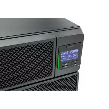 APC Smart-UPS On-Line SRT8KRMXLI - 8kW/VA, 6x C13 + 4x C19 + kietasis 1 fazės išėjimas, montuojamas į stelažą, įmontuota NMC