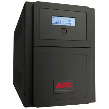 APC Easy UPS 1 Ph Line Interactive, 1000VA, Tower, 230V, 6 IEC C13 lizdų, AVR, sausojo kontakto jungtis, LCD, be tinklo kortelės palaikymo