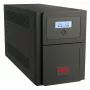 APC Easy UPS 1 fazės interaktyvusis, 750 VA, bokštinio tipo, 230 V, 6 IEC C13 lizdai, AVR, sausasis kontaktas, LCD, be tinklo plokštės palaikymo