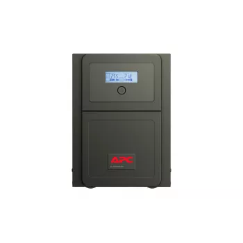 APC Easy UPS 1 fazės interaktyvusis, 750 VA, bokštinio tipo, 230 V, 6 IEC C13 lizdai, AVR, sausasis kontaktas, LCD, be tinklo plokštės palaikymo