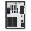 APC Easy UPS 1 fazės interaktyvusis, 750 VA, bokštinio tipo, 230 V, 6 IEC C13 lizdai, AVR, sausasis kontaktas, LCD, be tinklo plokštės palaikymo