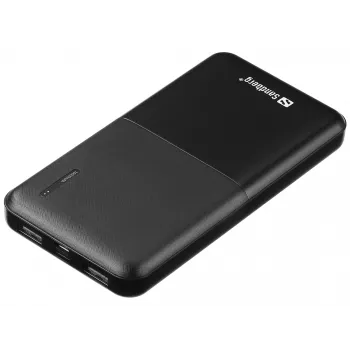 Sandberg Saver Powerbank 10000, 10000 mAh, ličio polimeras (LiPo), juodas
