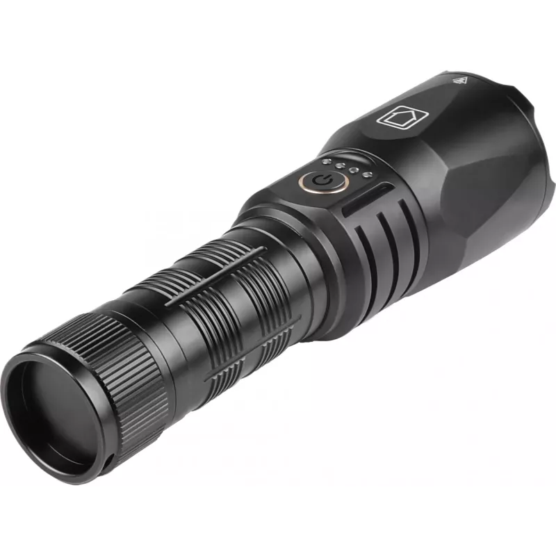 Sandberg Survivor Torch Powerbank 5000, Rankinis žibintuvėlis, Juoda, Aliuminis, IPX4, -30 - 40 °C, FCC, RoHS, UKCA, CE