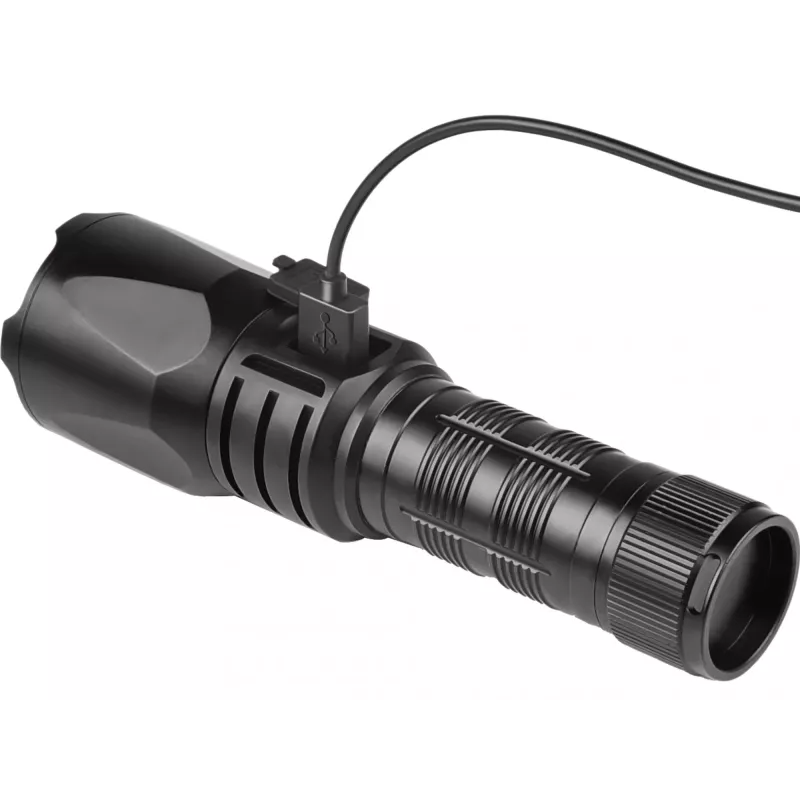 Sandberg Survivor Torch Powerbank 5000, Rankinis žibintuvėlis, Juoda, Aliuminis, IPX4, -30 - 40 °C, FCC, RoHS, UKCA, CE
