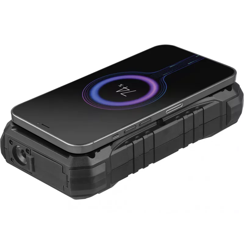 “Sandberg Survivor” išorinė baterija 20000 PD30W, 20000 mAh, belaidis įkrovimas, juoda