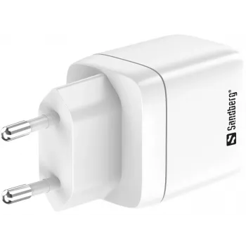 Įkroviklis Sandberg 2in1 1xUSB-C 1xUSB 35W Vidaus Kintamosios Srovės Universalus