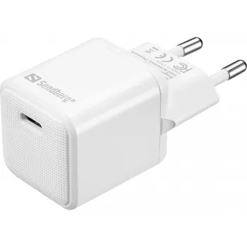 Sandberg USB-C kroviklis PD20W SAVER, patalpų, kintamoji srovė, 12 V, 3 A, balta