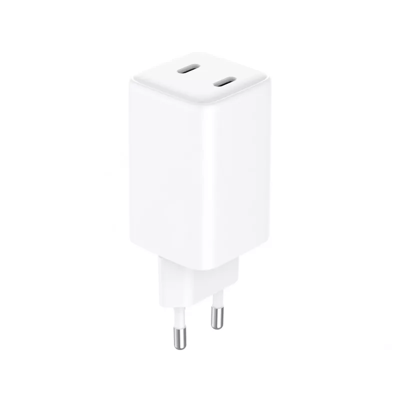 Sandberg AC Charger Dual USB-C PD65W EU, vidaus, kintamoji srovė, 20 V, 3,25 A, balta