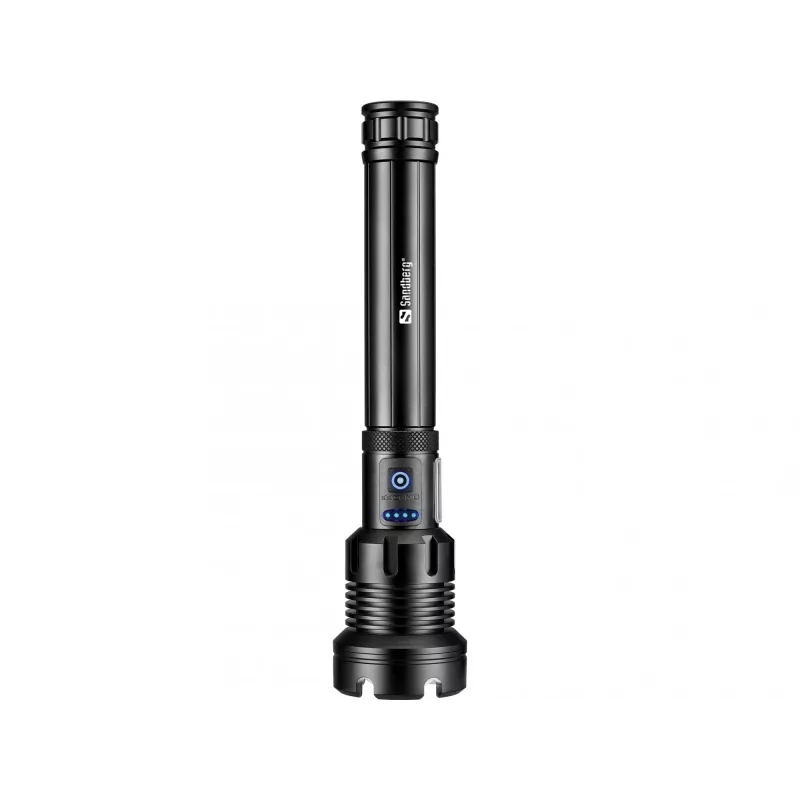 Sandberg Survivor 7in1 Torch Powerbank 10000, rankinis žibintuvėlis, Juoda, Aliuminis, LED, 2 lempos, 500 lm