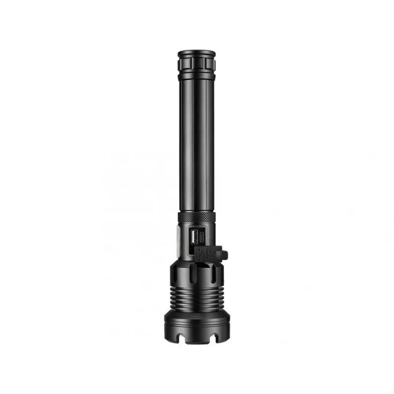 Sandberg Survivor 7in1 Torch Powerbank 10000, rankinis žibintuvėlis, Juoda, Aliuminis, LED, 2 lempos, 500 lm
