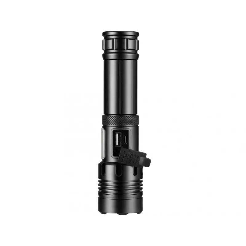 Sandberg Survivor 7in1 Torch Powerbank 5000, Rankinis žibintuvėlis, Juoda, Aliuminis, LED, 2 lemputė(s), 200 lm
