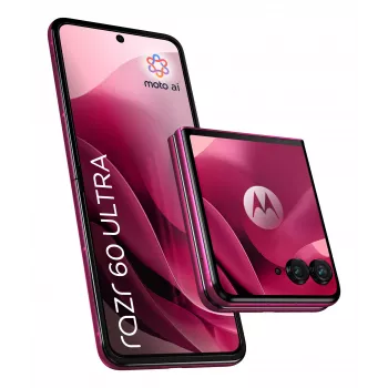 Motorola razr 60 ultra 17,7 cm (6,96 colio) dviejų SIM kortelių „Android 15“ 5G USB Type-C 16 GB 512 GB 4700 mAh rožinė