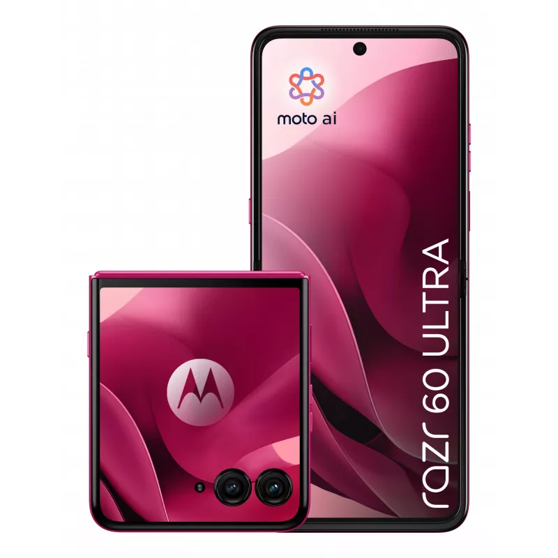 Motorola razr 60 ultra 17,7 cm (6,96 colio) dviejų SIM kortelių „Android 15“ 5G USB Type-C 16 GB 512 GB 4700 mAh rožinė