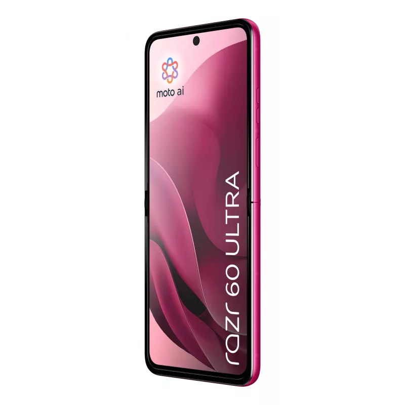 Motorola razr 60 ultra 17,7 cm (6,96 colio) dviejų SIM kortelių „Android 15“ 5G USB Type-C 16 GB 512 GB 4700 mAh rožinė
