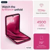 Motorola razr 60 ultra 17,7 cm (6,96 colio) dviejų SIM kortelių „Android 15“ 5G USB Type-C 16 GB 512 GB 4700 mAh rožinė