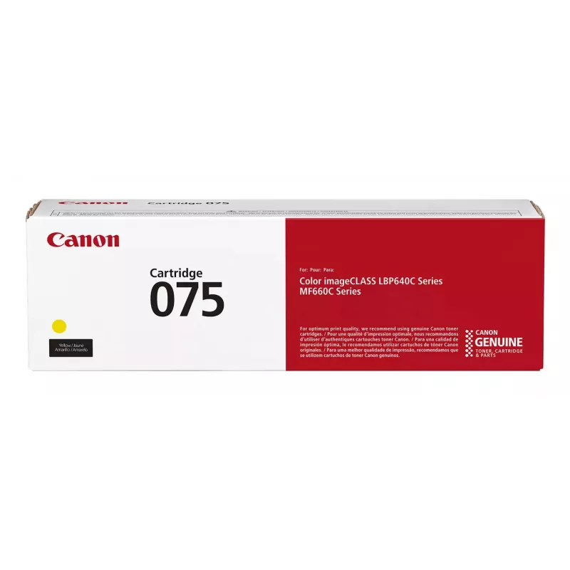 Canon 075 tonerių kasetė 1 vnt. Originali geltona