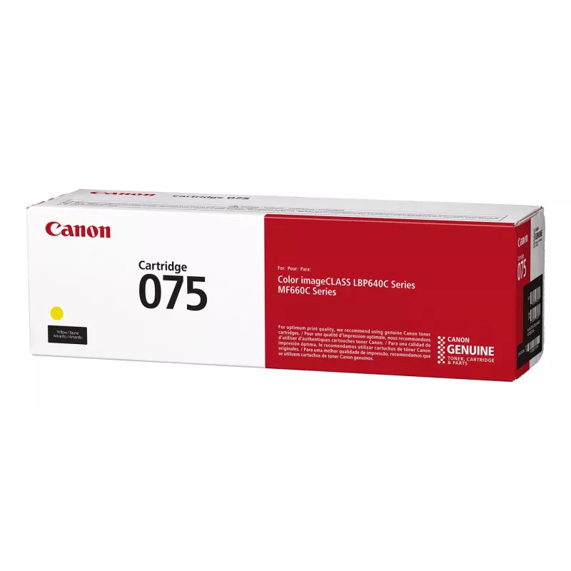 Canon 075 tonerių kasetė 1 vnt. Originali geltona