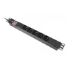 PDU Lanberg PDU-05E-0200-BK 5 kintamosios srovės lizdų 1U juodas