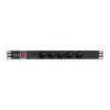 PDU Lanberg PDU-05E-0200-BK 5 kintamosios srovės lizdų 1U juodas
