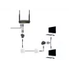Kabelio skirstytuvas Lanberg ADS-RJ45-2RJ45-OS juodas