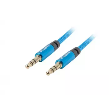 Garso kabelis Lanberg CA-MJMJ-10CU-0030-BL 3 m 3,5 mm kištukas-kištukas Mėlynas
