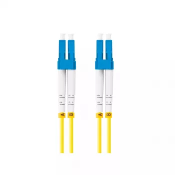 LANBERG FO-LULU-SD11-0020-YE šviesolaidinis kabelis, 2 m, G.657.A1, LC–LC, geltonas