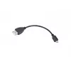 USB 2.0 kabelis LANBERG OEM-0006 — USB A į Micro-USB B, 0,15 m, juodas