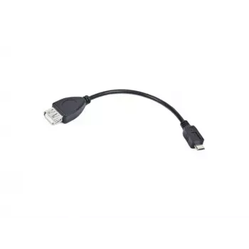 USB 2.0 kabelis LANBERG OEM-0006 — USB A į Micro-USB B, 0,15 m, juodas