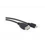 USB 2.0 kabelis LANBERG OEM-0006 — USB A į Micro-USB B, 0,15 m, juodas