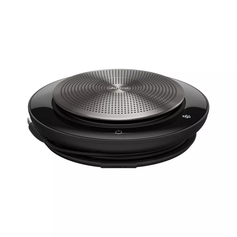 Jabra Speak 750 MS Teams, universalus, juoda, sidabrinė, 30 m, 70 dB, 0,9 m, lietimui jautrus valdymas