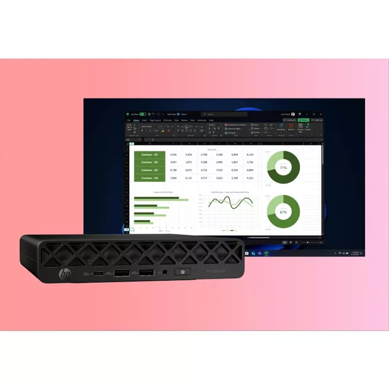 Mini kompiuteris HP ProDesk 4 Mini G1i Intel Core Ultra 5 225T 16GB 512GB SSD Intel Graphics Windows 11 Pro