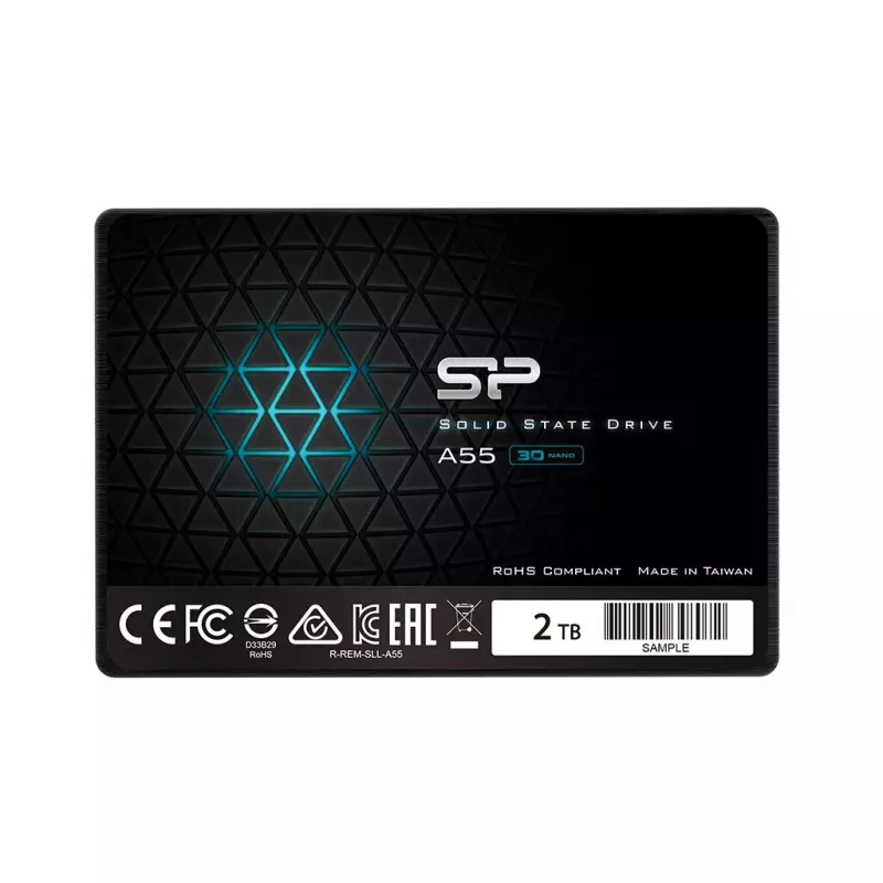 2.5 col. SATA III SSD Silicon Power SP004TBSS3A55S25 – 4 TB, 500/450 MB/s, 7 mm