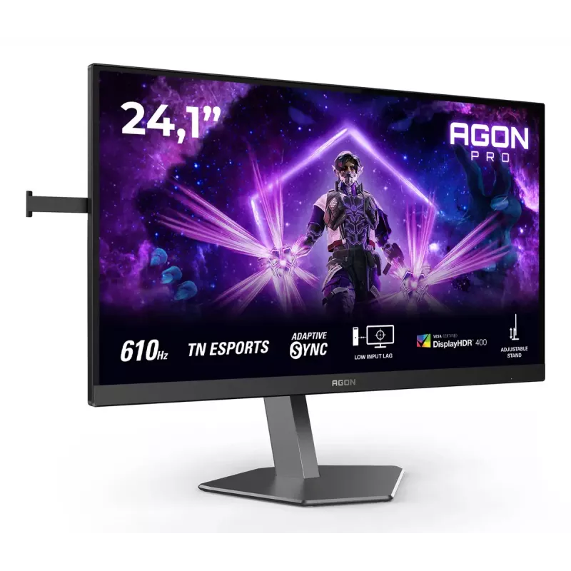 AOC G2 AG246FK6 kompiuterio monitorius 61,2 cm (24,1 colio) 1920 x 1080 pikselių Full HD LED juodas, pilkas