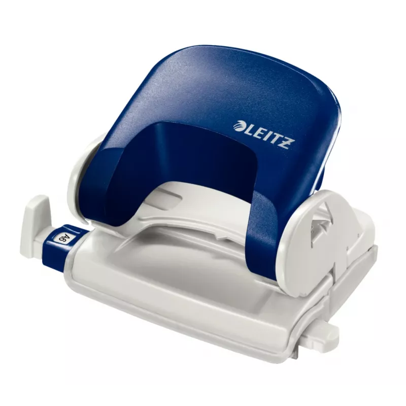 Leitz Hole Punch 5038 NeXXt, 2 skylučių 16 lapų, 16 lapų, Mėlyna, Plastikas, 8 cm, 5,5 mm, A5