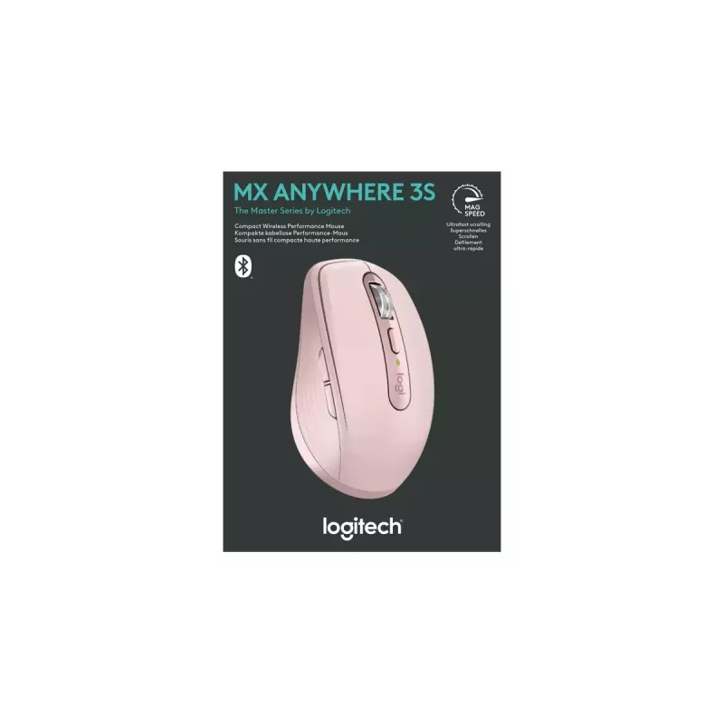 Pelių Logitech MX 3S Pink USB Optical