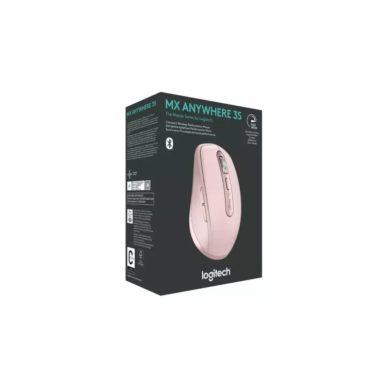 Pelių Logitech MX 3S Pink USB Optical
