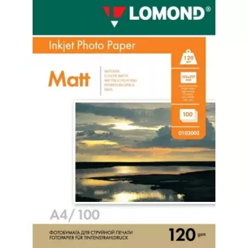 Rašalinis fotopopierius Lomond 0102003 Matinis 120 g/m² A4 100 lapų